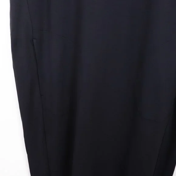J. Jill Wearever Double-Face Jersey Dolman-Sleeve Dress Licorice Dark Grey XL - Picture 5 of 9